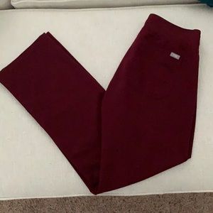 Figs Livingston Basic Scrub Pants burgundy XS